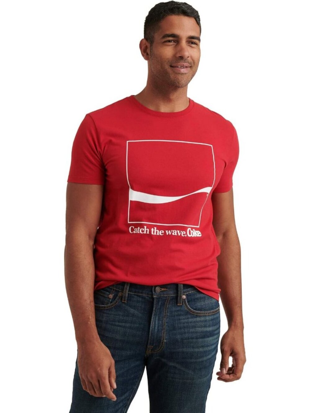 Minimalist Graphic Coke T-Shirt - Casual Cotton Tee for Everyday Style